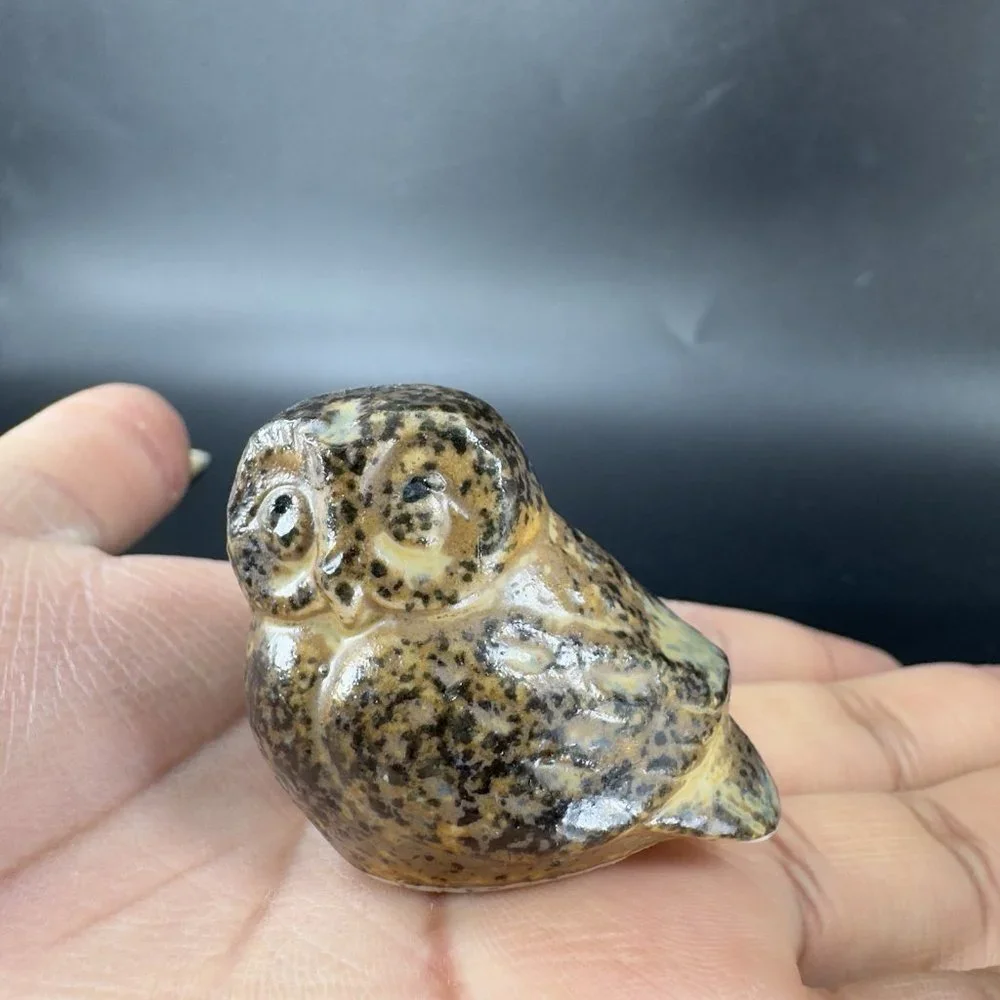 Vintage Otagiri Ceramic Speckled Glaze Stoneware Miniature Ceramic Figurine VTG‎